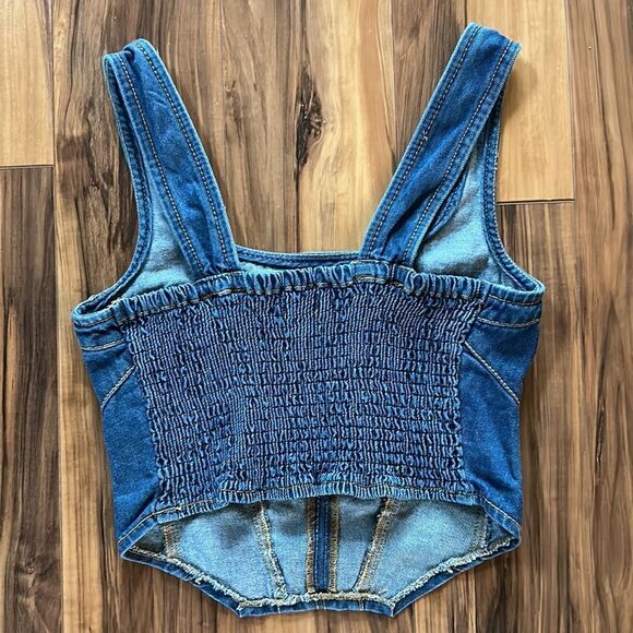 NEW Japna Jean Crop Top - Picture 4 of 5